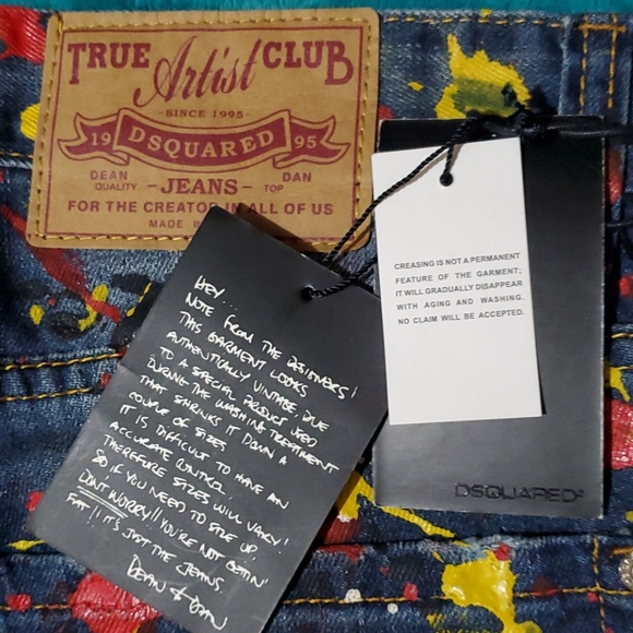 DSQUARED2 True Artist Club Jeans - Picture 5 of 5